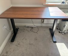Adjustable Mahogany Office Desk