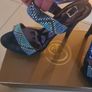 Navy blue sandals Image 4