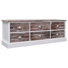 TV Cabinet 140x30x45 cm Solid Mango Wood