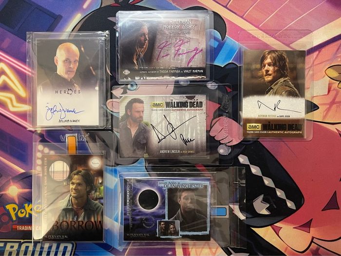 Rittenhouse Inkworks Pieceworks Breygent Cryptozoic Costume Relic Autograph Cards