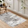 Area Rugs Modern Abstract Rug Soft Pile for Living Room Dining Room Bedroom Home Decor Non-Slip Carpet (Light Grey/Lvory, 80 x 120 cm) Image 3