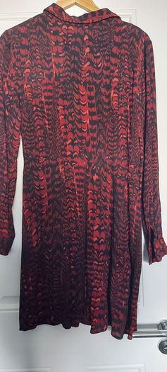 Beautiful animal print dress, Warehouse, size 14