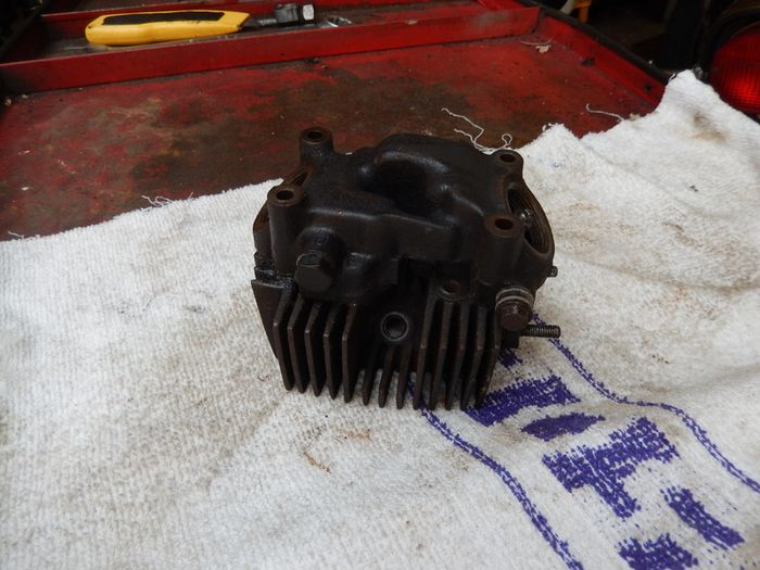 Vintage Honda C100 Cylinder Head