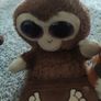 Bundle of 4 Ty Beanie Boos plush toys including the monkey phone holder stand Image 4