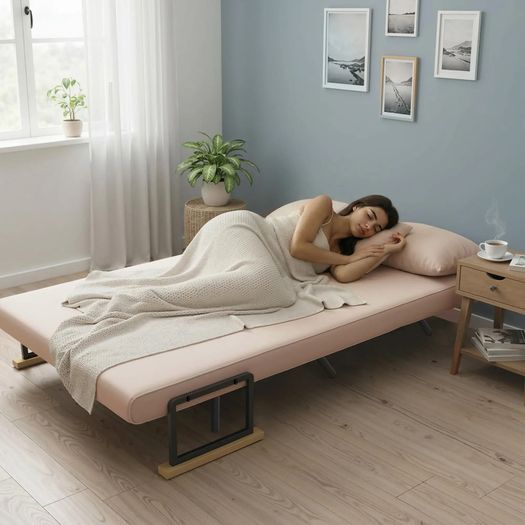 Sleeper Sofa 2 Seater Sofa Velvet Sofa, Sleeper Function, incl. 2 Pillows