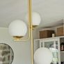 Pendent ceiling light brass gold Image 2