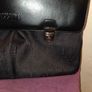 Gianfranco Ferre Black Leather and Monogram Canvas Laptop Bag Image 4