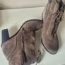 clarks brown suede ankle Image 3