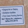 Lovely Framed Watercolor Painting Signed C. Collins . Image 3