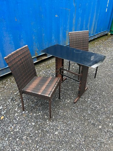 Outdoor Rattan Bistro Set