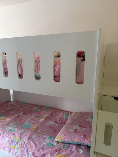 Tall Bunk with Staircase and storage