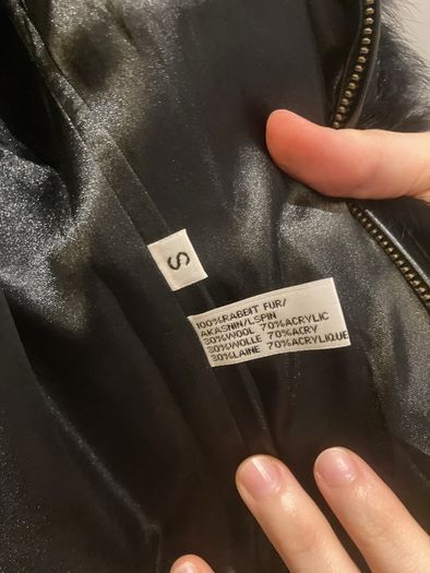 Rabbit fur jacket