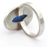 925 Vintage Sterling Silver Marquise Kyanite Ring Image 4