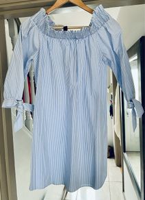 ff shoulder summer shirt dress tunic NEW