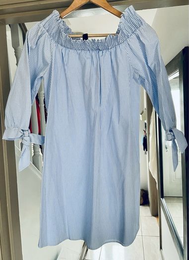 ff shoulder summer shirt dress tunic NEW