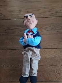Jeff Dunham Walter Talking anomatronic doll 20 inches, 10 Hilarious Phrases Used 2xs Vguc Rare