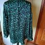 Green Animal print blouse Image 2