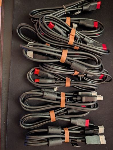 HDMI, DISPLAY PORT cables. Samsung original. New