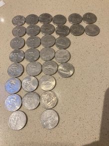 USA 5 cents commemorative lot of 32 coins
