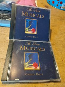 CDs from a compilation The Great Musicals