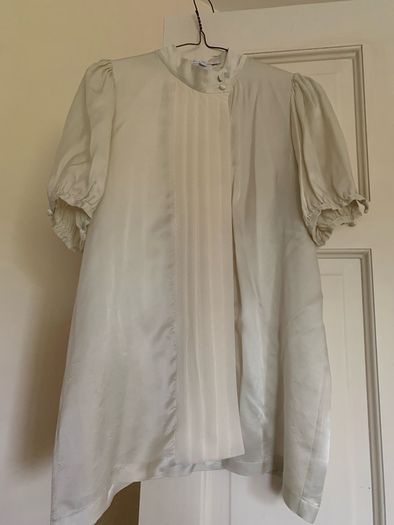 Paul & Joe sister silk oyster coloured blouse size 1 - UK 10
