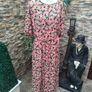 F&F Plus size pink floral midi dress uk20 Image 2