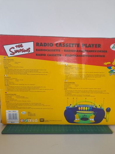 Rare The Simpsons Radio Cassette Player
