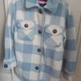 Girls blue and white jacket. Image 2