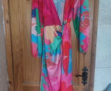 New multi coloured wrap dress (free post)