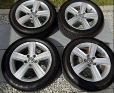 VW R16 Alloys & nearly new Hanckook tyres