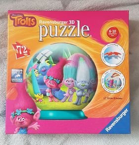 Trolls 3d puzzles+stickers