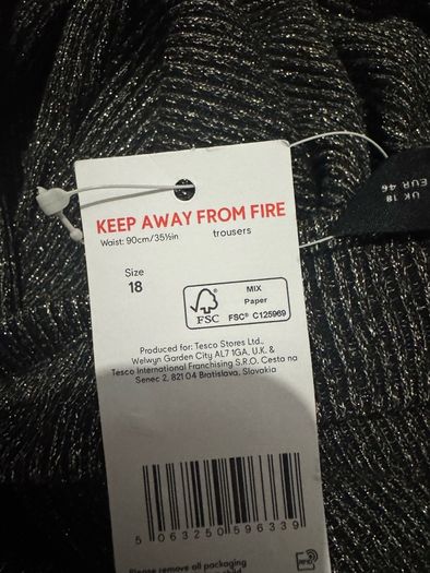 BNWT F&F stretchy gold stretchy wide leg pants for women size UK18/20 EU46/48 Postage included
