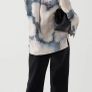 COS  Tie-Dye V-Neck Top Image 2