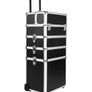 Multi-function 4 in 1 Beauty Cosmetic makeup nail hairdressing Beauty Case black Vanity Trolley Image 2
