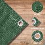 Green Tarpaulin Sheet 1.2m x 1.8m (Cut-Size) Lightweight PE Plastic Tarp 80gsm Water-Resistant Ground Sheet Multipurpose Small Tarpaulin Covers used for Garden Furniture Shed Camping (4ft x 6ft) Image 4