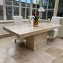Travertine marble table Image 5
