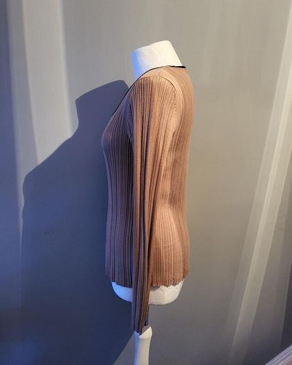 F&F fawn ribbed top, Size M / 12-14