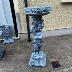 Stone Angel Bird Bath - Brand New!