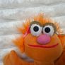 Vintage 1997 Tyco Sesame Street Zoe Bean Bag Plush approx. 8" Used Please see pictures Image 2