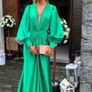 Green formal Dress Image 2