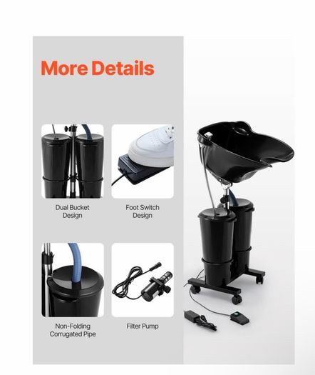 Portable  hair wash basin