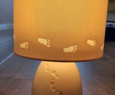 Belleek nursery lamp