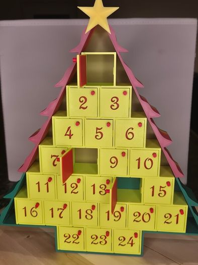 Christmas Tree Advent Calendar