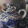 Delph Blue Style Large Teapot Image 3