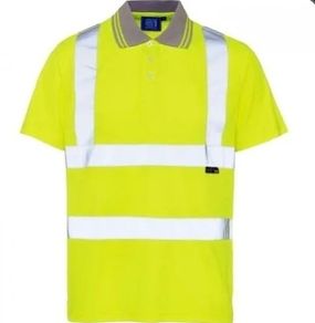 Hi viz work polo