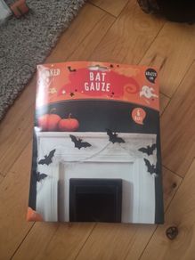Halloween bat gauze