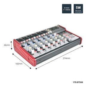 CSM Compact Mixer With USB / Bluetooth