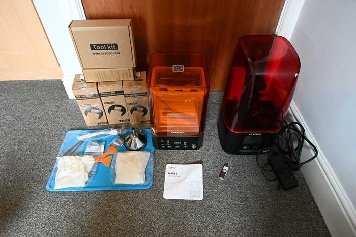 Resin 3D Printing Kit, Elegoo Mars 3 Pro