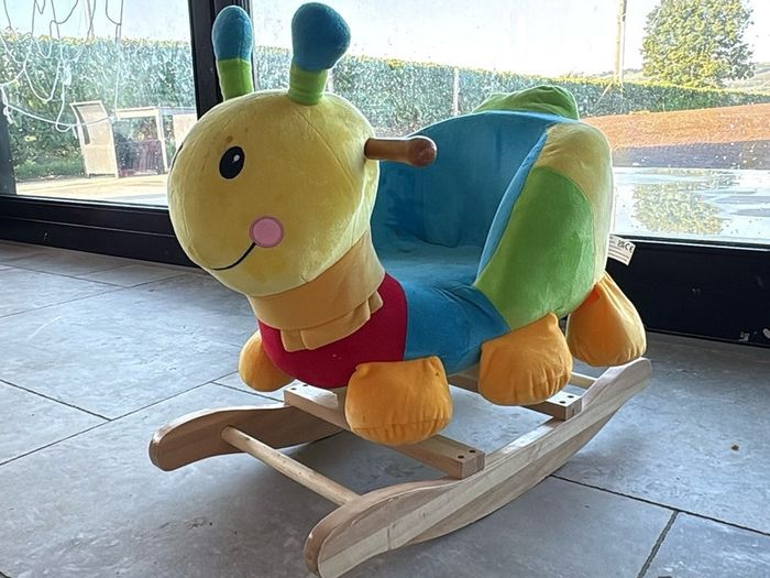 Plush Caterpillar Rocking Chair