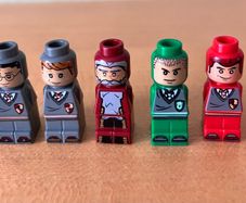 Harry Potter Lego, Set of 5 Micro Minifigure Game Pieces